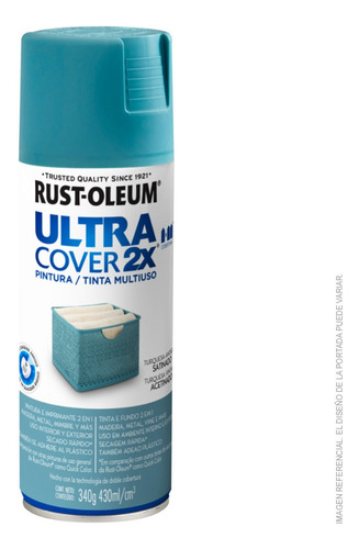 Rust-oleum Pintura Aerosol Multiusos 2x Turquesa Satin 340g