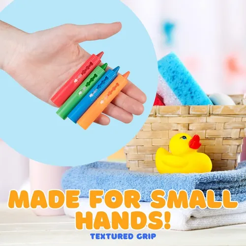 Bath Crayons Super Set -juego De 12 Colores De Dibujo En La