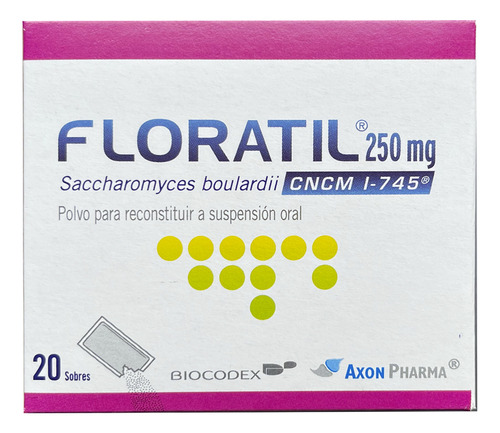 Floratil 250 Mg    Caja X 20 Sob - Sob a $7120