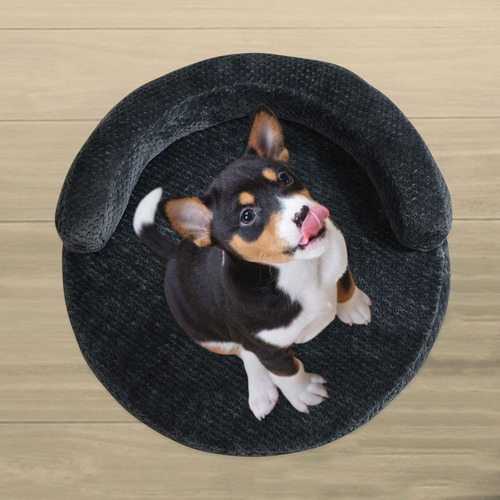 Cama Para Perros Para Gatos De Interior, Cama Sg Gris Oscuro