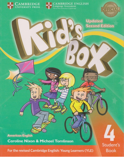 Kids Box 4 Students Book Americano English, De Caroline Nixon. Editorial Cambridge, Tapa Blanda En Inglés, 2017
