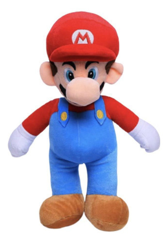 Super Mario Bros Boneco Pelúcia 25cm Luigi Toad