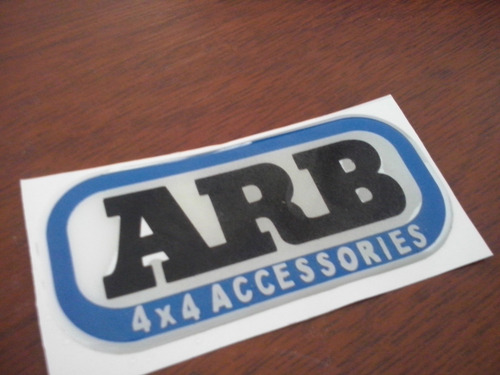 Emblema Sticker Arb 4x4 Alto Relieve Parachoque Edition Blue