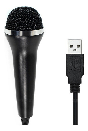 P Micrófono Universal Con Cable Usb Para Karaoke Switch Wii