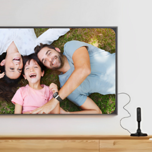 Antena Digital Interna Amplificada Qualidade E Praticidade
