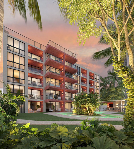 Departamento En Venta En Chicxulub Puerto, Yucatan, A 200 Me