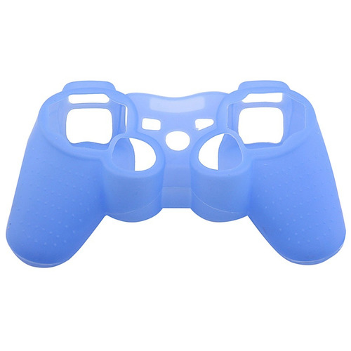 Funda Protector Silicona Joystick Playstation 3 Ps3 Azul