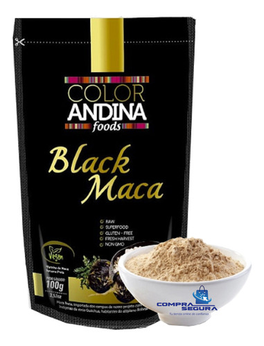 Maca Peruana Negra En Polvo