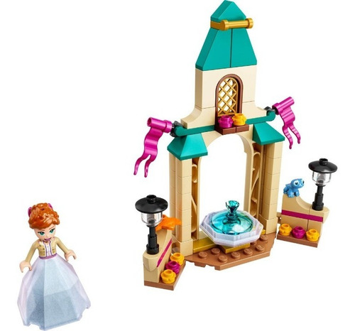 Imagem 3 de 6 de Lego Disney Para Meninas Pátio Do Castelo Da Anna 74pç 43198