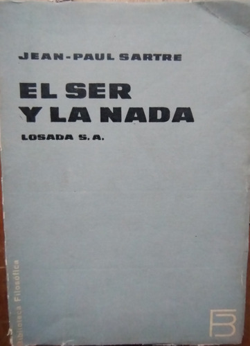 El Ser Y La Nada - Jean Paul Sartre