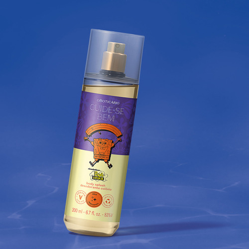 O Boticário Body Splash Cuide-se Bem Bob Esponja 200ml