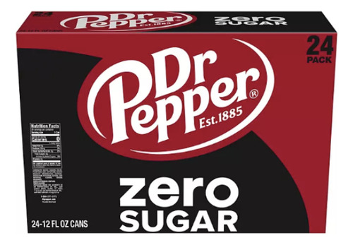 r. Pepper Zero Sugar Soda 12 Fl. Oz., 24 Pk