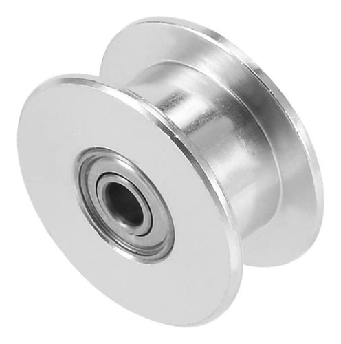 4 Polias Gt2 Lisa Com Rolamento Furo 5mm Para Correia 6mm