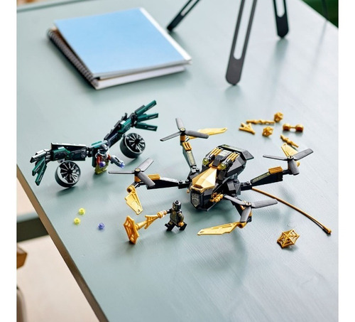 Imagem 7 de 9 de Lego Marvel - Duelo De Drones Do Homem-aranha 198pçs - 76195