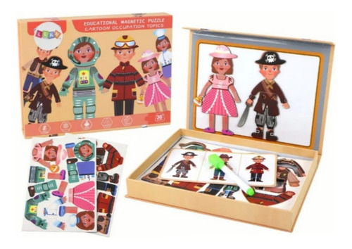 Rompecabezas De Madera Magnético Profesionales Puzzle R