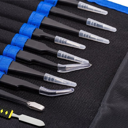 Set De 10 Pinzas De Precisión Para Joyería Y Electrónica