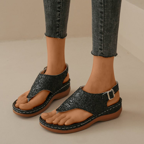 Zapatos Casuales De Verano Para Mujer, Sandalias Con Tacón D