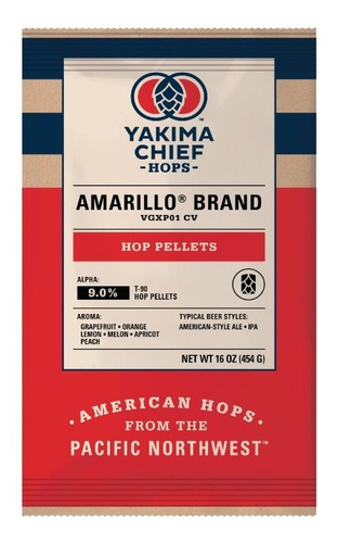 Lupulo Yakima Chief Amarillo T90 X 454 Gr Cosecha 2019