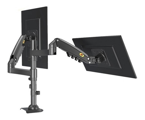 Imagen 1 de 2 de Soporte North Bayou H160 de mesa para TV/Monitor de 17" a 27" negro
