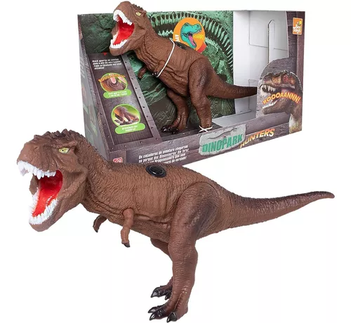 Dinossauro Dinopark Hunters T-Rex Bee Toys EM OFERTA