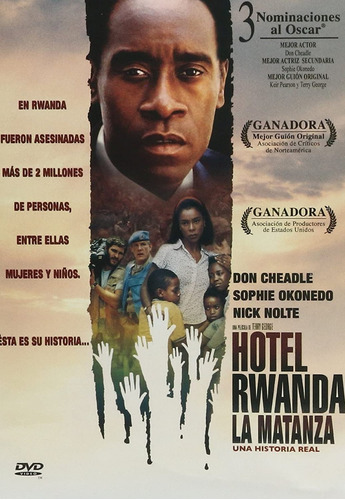 Hotel Rwanda La Matanza | Dvd Don Cheadle Película Nueva