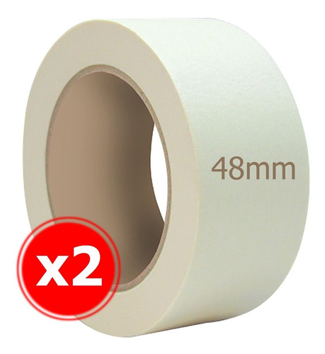 Cinta Papel Para Enmascarar Uyustools 48mm. Pack X2