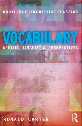 Vocabulary, De Ronald Carter. Editorial Taylor Francis Ltd, Tapa Blanda En Inglés
