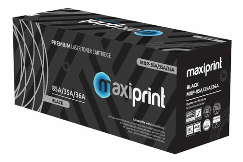 Cartucho De Toner Compatible Hp Ce285a 85a 36a Maxiprint 