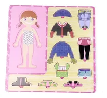 Comprar  Encastre Madera De Ropa Nena Nene Surtido Didactico