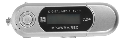 Reproductor Mp3 Lcd Plateado De 8 Gb Con Micrófono