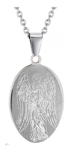 Collar Gabriel Arcangel Angel Medalla Proteccion + Estuche 