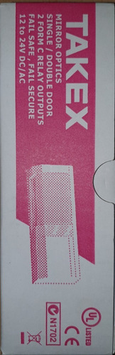 Takex Ps-520e Sensor Pir Infrarrojo Puerta Simple O Doble