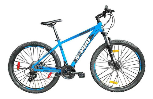 Mountain bike S-Pro VX R29 21v frenos de disco mecánico cambios Shimano TX35 color azul