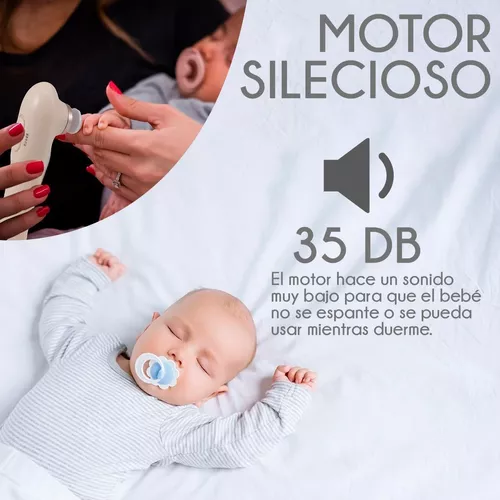 Kit De Cortaúñas Eléctrico Para Bebé Lima Uñas Recortadora