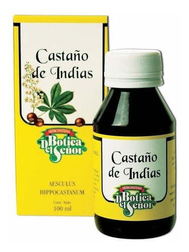 Pack De 2 Tinturas Castaño De Indias Botica Del Señor 100ml