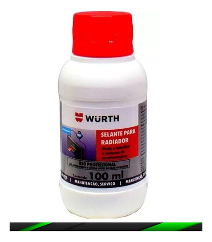 Selante Radiador Tapa Furo Biodegradável Wurth - 100ml