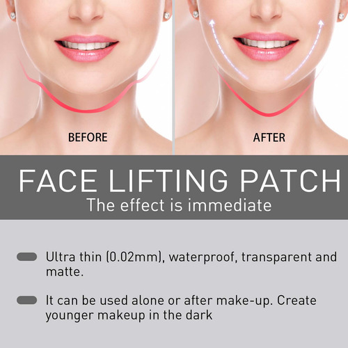 Parche De Estiramiento Facial Caído En Forma De V Para La Lí