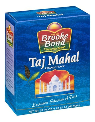 Brooke Bond Taj Mahal Orange Pekoe Té 31.74 Oz