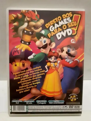 Dvd Infantil Super Mario Bros Vol. 3 Direto Dos Games P/ Dvd