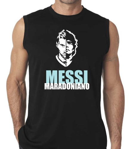 Remera Musculosa Messi Que Mirás, Bobo Anda Pa' Allá 5