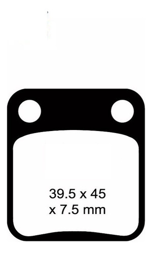 Pastilla De Freno Del. Motomel 150. Sfa 054. Ebc. Motos Mca