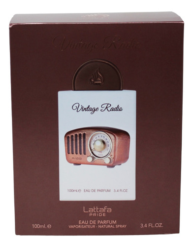 Lattafa Vintage Radio Eau De Parfum 100 Ml Unisex