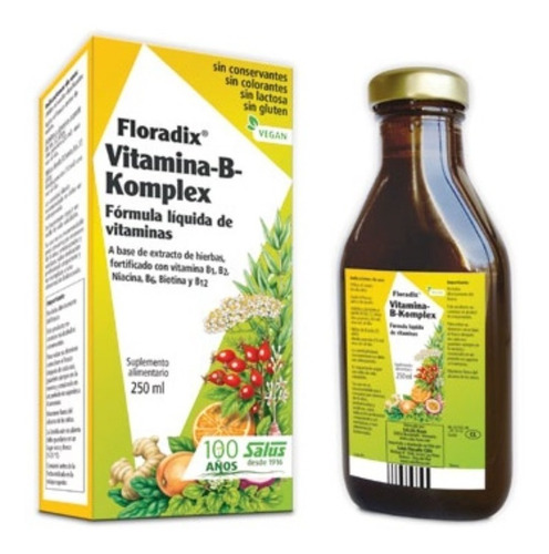 Floradix Vitamina B Komplex Salus Complejo Hierbas 250 Ml