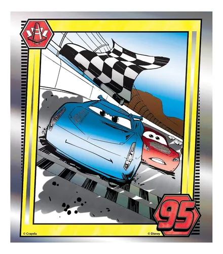 Crayola Color Wonder Cars 3 Para Colorear Sin Problemas, 12