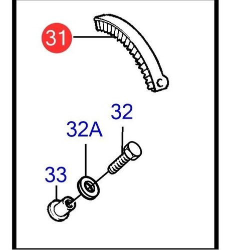 3856815 Cremalheira Direção Rabetas Volvo Penta Dp