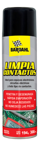 Limpia Contactos en Aerosol Bardahl 300cc