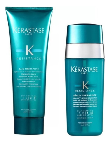 Kerastase Resistance Therapiste - Shampoo 250ml + Serum 30ml