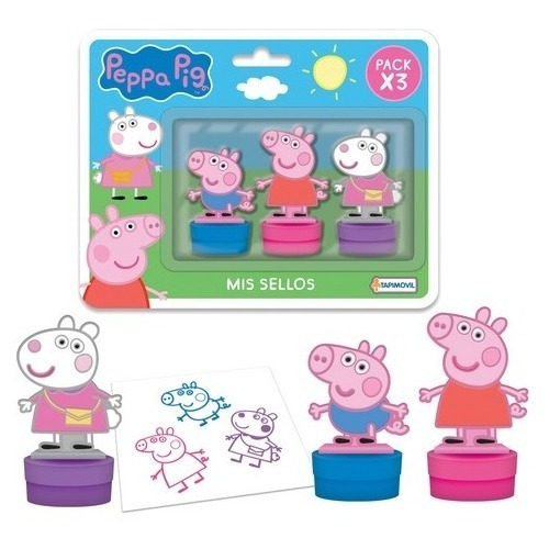 Sellos X3 Peppa Pig