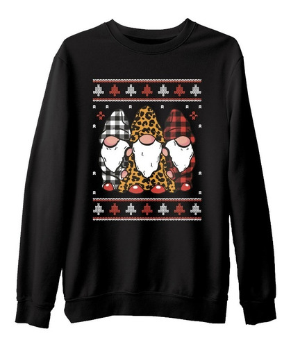 Sudadera Sueter Gnomos Pijamas Ugly Sweater Navidad Unisex