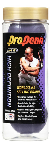 Pro Penn 3 Pelotas Raquetbol Hd Balls Raquetball Bolas Xtc P
